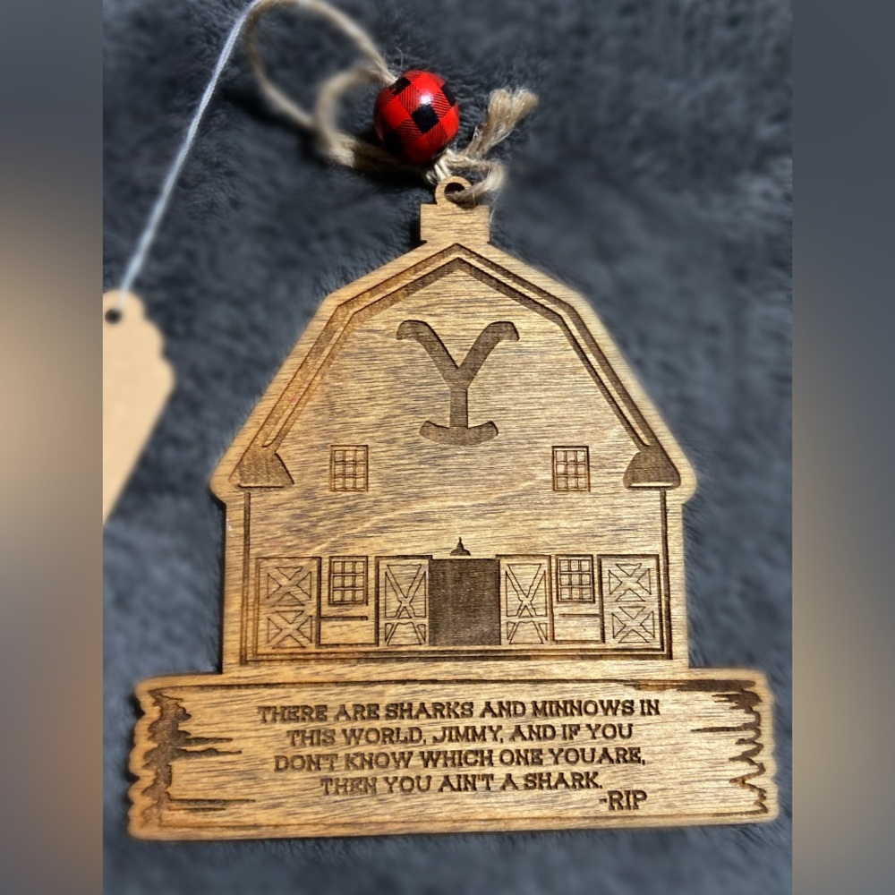 Yellowstone Ranch Wooden Ornament